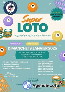 Photo du loto Super LOTO organisé par le JUDO CLUB DE FLORANGE