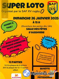 Photo du loto Super Loto organisé par le SAF XV rugby