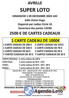 Photo du loto Super loto organisé par les ladies circle 16