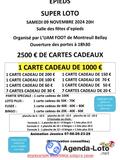 Super loto organise par uam foot de montreuil bellay