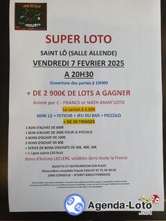 Photo du loto Super loto organise par une ecole pour zaguieta