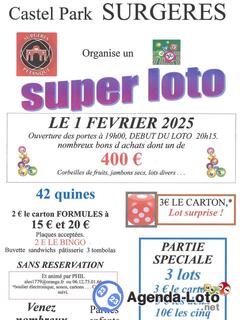 Photo du loto super loto pétanque de Surgères