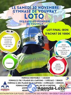 Photo du loto Super loto pompier vouvray anime par philippe animation