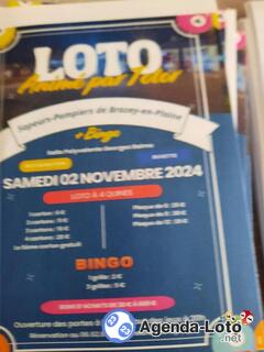 Photo du loto Super loto des pompiers