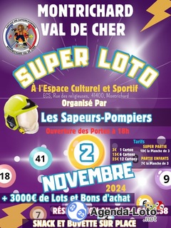 Photo du loto SUPER LOTO des pompiers