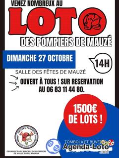 Photo du loto Super loto des pompiers de mauze sur le mignon