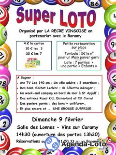 Photo du loto Super loto la recre vinsoise