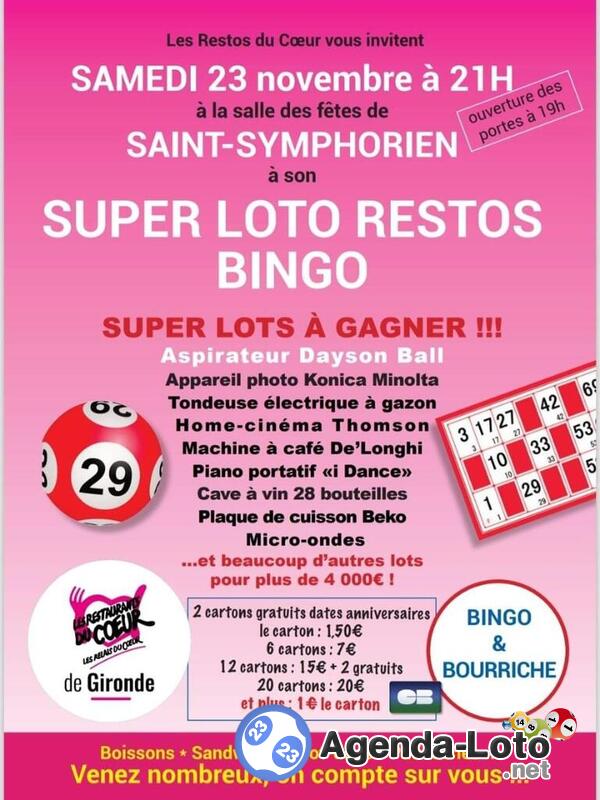 Super loto des restos du cœur