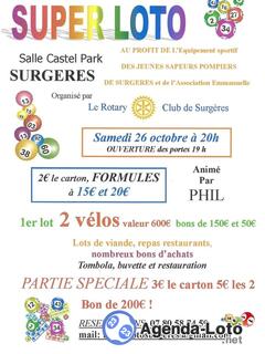 Photo du loto super loto Rotary Club Surgères