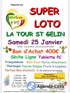 Photo du loto Super loto de Sén’école animé par Rémi