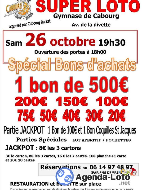 Super loto - spécial bons achats