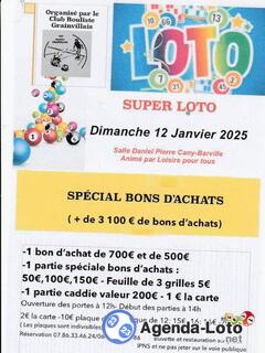 Photo du loto Super loto Spécial bons d'achats