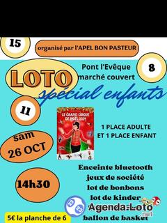 Photo du loto Super loto spécial enfants 14h30