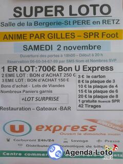 Photo du loto Super loto spr football