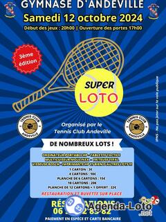 Photo du loto SUPER LOTO - Tennis Club Andeville