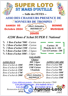 Photo du loto Super Loto avec Trompes de chasse