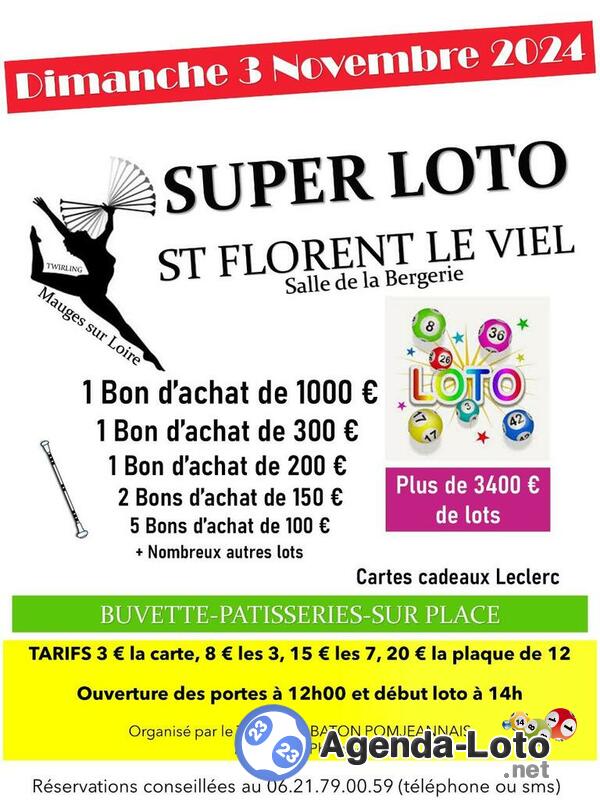 Super loto twirling pomjeannais