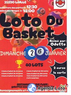 Photo du loto Super loto US Basket de Laillé avec Odette