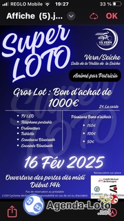 Photo du loto Super loto us vern cyclisme