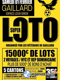 Photo du loto Super loto des vétérans de gaillard