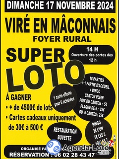 Photo du loto Super loto - viré (71260)