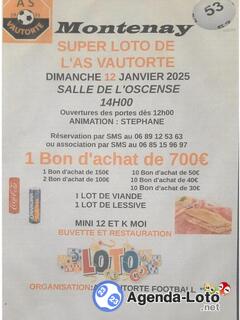 Photo du loto Super loto:de AS Vautorte Animation Stéphane