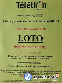 Photo du loto Tous avec le telethon : loto