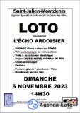 Photo Traditionnel loto de l'echo ardoisier - harmonie municipale à Saint-Julien-Mont-Denis