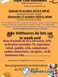 Week-end loto Halloween organisé par Les Sandréas de Soucy