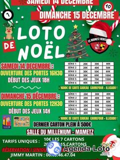 Photo du loto Weekend loto de Noël